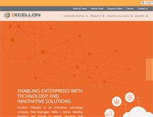 Tablet Screenshot of excellonsoft.com